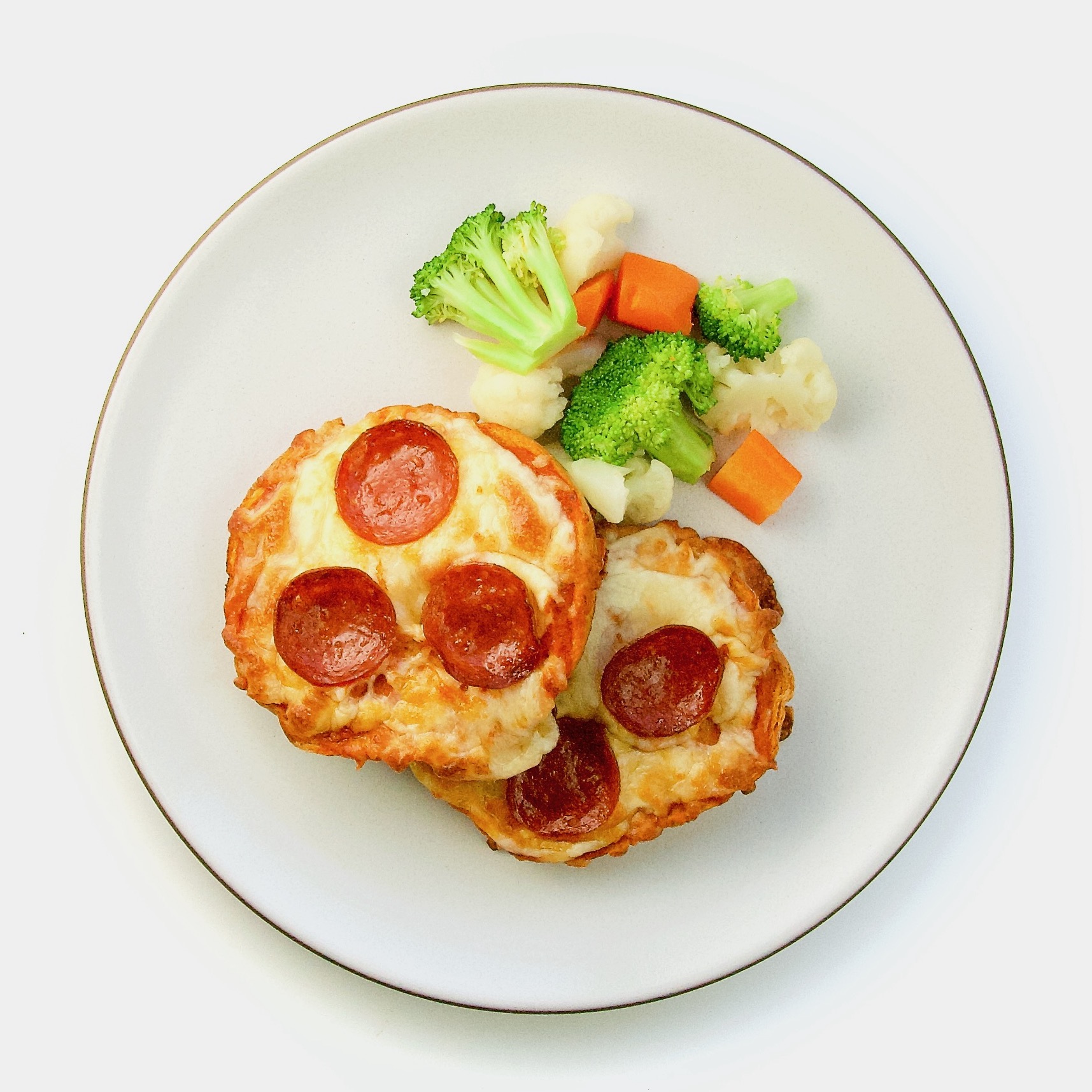 Pepperoni (or cheese) Bagel Pizzas