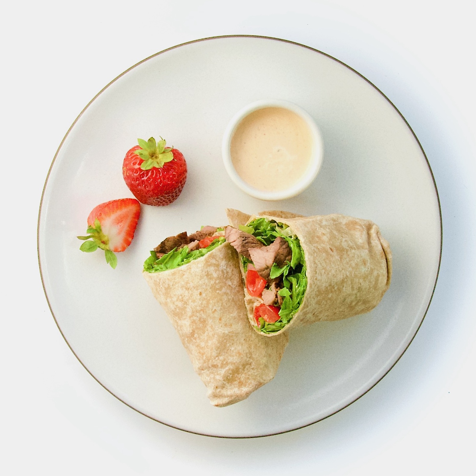 Steak Salad Wrap