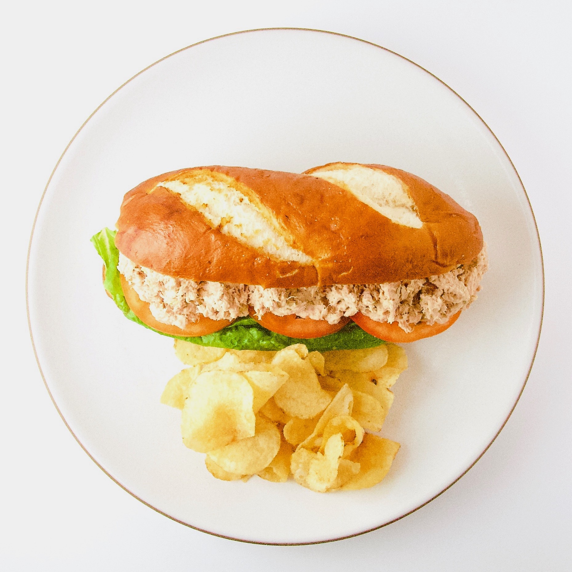 Tuna Sandwich on Sourdough or Pretzel Roll